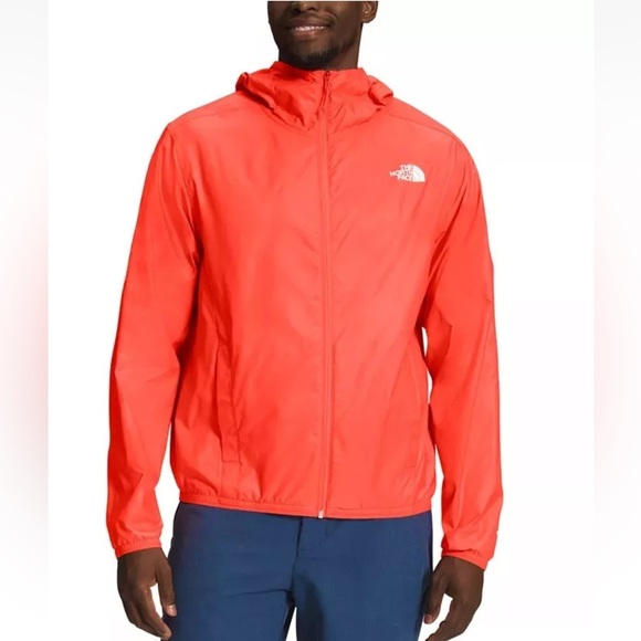 The North Face Men's Cyclone Logo Retro Jacket Windbreaker Small Orange - Picture 2 of 2